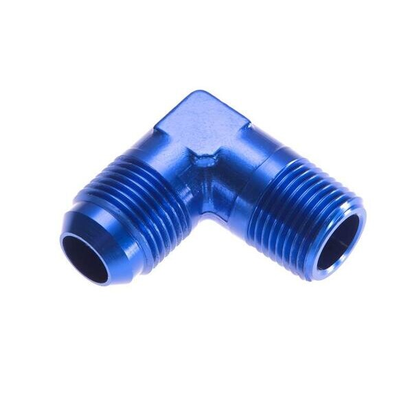 Red Horse Performance -08 90 DEGREE MALE ADAPTER TO -08 (1/2") NPT MALE - BLUE 822-08-08-1 - main